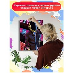 Картина по номерам Музыка Daft Punk - 6046 В 30x40