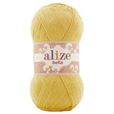 Пряжа Alize Bella, 100 % хлопок, 100 г, 360 м, 1 шт., 110 лимонный