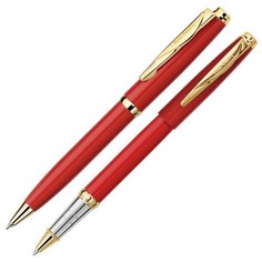 Набор подарочный Pierre Cardin Pen&Pen - Red GT, ручка шариковая + ручка роллер, шт PC0923BP/RP удалить