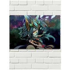 Картина по номерам игра Genshin Impact - 6728 Г 60x40