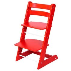 Растущий стул Мастерская Феникс - Красный (черная фурнитура)