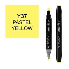 Художественный маркер TOUCH Маркер спиртовой двухсторонний TOUCH ShinHan Art, желтый пастельный
