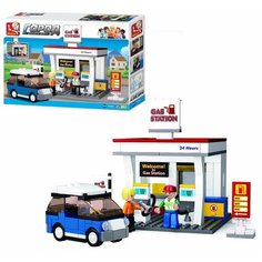 Конструктор Sluban Город Автозаправка 167 деталей ЯиГрушка