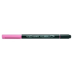 Двусторонний акварельный фломастер "Aqua Brush Duo", карминный розовый Lyra