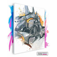 Картина по номерам на холсте Overwatch - Reinhardt, 40 х 50 см Красиво Красим