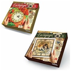 Набор для творчества Часы Decoupage clock с рамкой /АльянсТрест/ Danko Toys