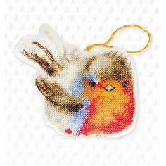 Игрушка "Птичка" #JK029 Luca-S Набор для вышивания 11 х 11.5 см Счетный крест