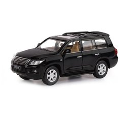 Машинка металлическая 1:32 Lexus LX570, черный, свет, звук, откр. двери и багажник, инерция Нет бренда