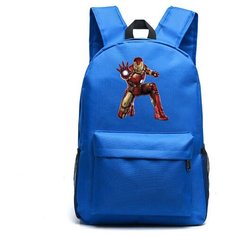 Рюкзак Железный человек (Iron man) синий №2 Noname