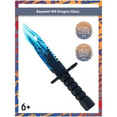 Деревянный штык-нож М9 Байонет Драгон Гласс / M9 Bayonet Dragon Glass / Words of standoff Palis Wood
