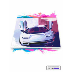 Картина по номерам на холсте Lamborghini Countach 2021, 80 х 100 см Красиво Красим