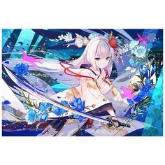 Картина по номерам на холсте игра Azur lane (аниме стилистика) - 8877 Г 60x40