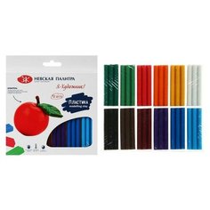 Завод художественных красок «Невская палитра» Полимерная глина запекаемая набор для школы ЗХК "Я - Художник!", 12 цветов х 20 г (240 г)