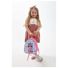 Рюкзак детский, отдел на молнии, цвет розовый, «Единорог» Nazamok