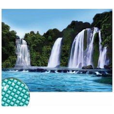 Алмазная мозаика с полным заполнением "Водопад" 30х40 см, холст, емкость./В упаковке шт: 1 Школа талантов