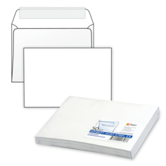 Конверты С5 (162х229 мм), отрывная лента, 80 г/м2, комплект 50 шт, внутренняя запечатка, С50.10.50С