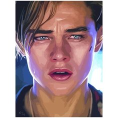 Картина по номерам на холсте леонардо ди каприо - 2234 30X40