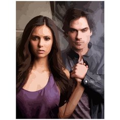 Картина по номерам на холсте сериал Дневники вампира - 6817 В 30x40