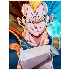 Картина по номерам на холсте Аниме Жемчуг Дракона 5573 30x40