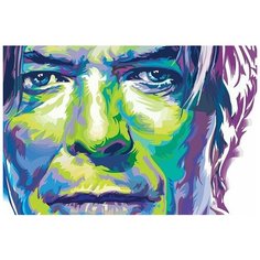 Картина по номерам на холсте Музыка Dawid Bowie Дэвид Боуи - 6380 Г 60x40
