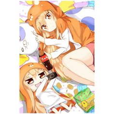 Картина по номерам на холсте Аниме Двуличная сестрёнка Умару-чан девушки - 709 40X60