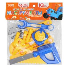Игровой набор инструментов Синий трактор, 16 предметов