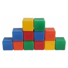 Кубики для малышей 12 шт цветные 1180367