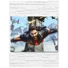 Картина по номерам на холсте Just Cause 2 (джаст кос 2, PS, Xbox, PC, Switch) - 10423 30x40