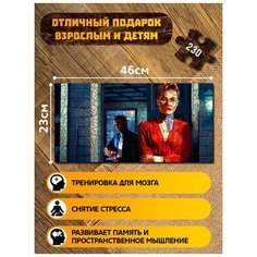Пазл развивающий для детей с фигурками из дерева 230 деталей 46х23 см игры L.A. NOIRE ps, xbox, pc - 5128 Creative Wood
