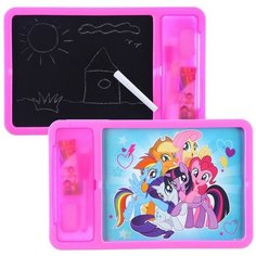 Доска для рисования с маркером-стиралкой "Пони", My little pony розовый Hasbro