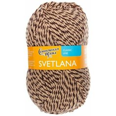 Пряжа для вязания Семеновская Svetlana(СветланаПШ) цвет: мозаика760 2 мотка МШФ 50% шерсть 50% акрил 100г 250м