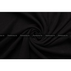 Ткань Велюр Armani чёрный, матовый, 490 г/пм, ш138см, 0,5 м