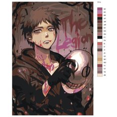 Картина по номерам T711 "xаджиме xината. Аниме Данганронпа - Danganronpa 2 " 70x110 Brushes Paints