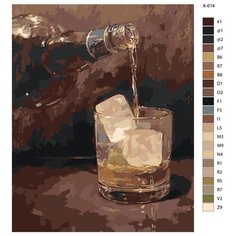 Картина по номерам X-614 "Алкоголь и лед" 70x90 Brushes Paints
