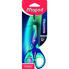 Ножницы Maped Nightfall 160мм, симметричные ручки, декорация лезвий, блистере (466916)