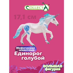 Фигурка Collecta Единорог жеребец голубой 88849, 11.6 см