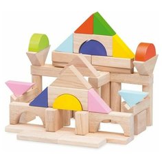 WONDERWORLD Деревянный конструктор WW-2505, 50 шт.