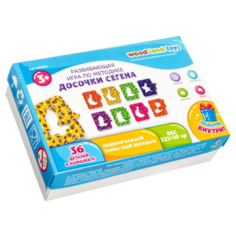Развивающая игра по методике «Доски Сегена. Новый год» Woodland