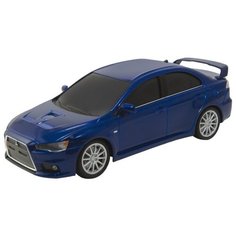 Легковой автомобиль Welly Mitsubishi Lancer Evolution X (43655) 1:38, 11 см, синий