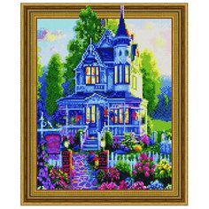 Paintboy / Алмазная живопись / Выкладка стразами / Алмазные картины на подрамнике Сказочный замок 40х50 TSGJ1244