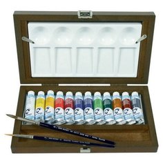 Набор акварельных красок Van Gogh 12цв*10мл деревянный короб Royal Talens