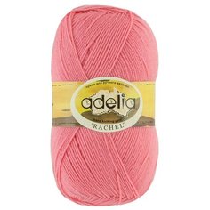 Пряжа ADELIA "RACHEL" 90% шерсть, 10% полиэстер 5 шт.х100г 400м №25 розовый