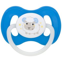 Пустышка латексная классическая Canpol Babies Bunny & Company, 0-6 мес., голубой