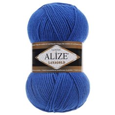 Пряжа для вязания Alize "Lanagold", цвет: синий (141), 240 м, 100 г, 5 шт