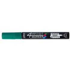 Набор художественных маркеров Pebeo 4Artist Marker, на масляной основе, 4 мм, 6 шт, перо круглое, темно-зеленый