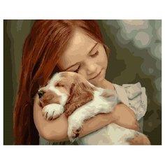 Картина по номерам на холсте 40х50 на подрамнике. GX28133 Милый друг Paintboy