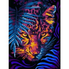 Алмазная мозаика 30 х 40 см Хищник (частичное заполнение) LORI Ам-005