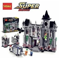 Конструктор Super Hero Супер-Герои DC "Раскрытие убежища в Аркхеме" 7124 для детей и взрослых мальчика девочки 1619 деталей Lion King