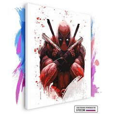 Картина по номерам на холсте Deadpool, 50 х 70 см Красиво Красим