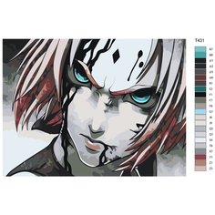 Картина по номерам Т431 " сакура - Аниме " 70x90 Brushes Paints